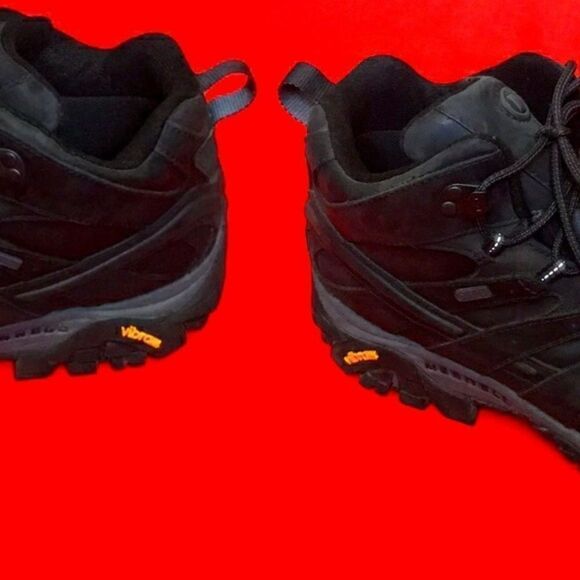 Merrell Moab 3 Hiking Boots Men\'s All-Black Athletic Shoes Size 12 USA #J99739 main image 10